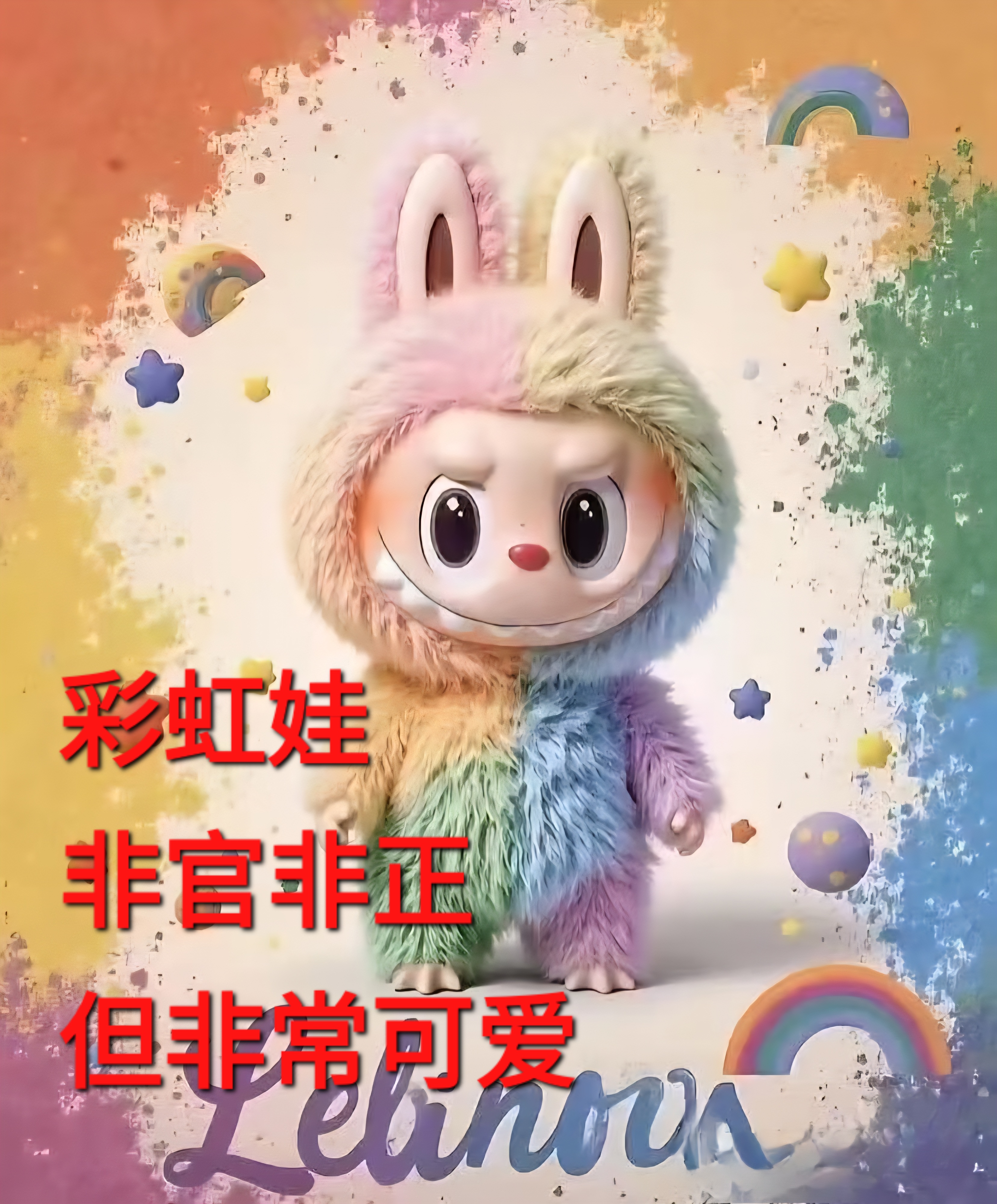 【彩虹娃新款➕运费险➕顺丰包邮】毛绒公仔包挂钥匙扣饰品