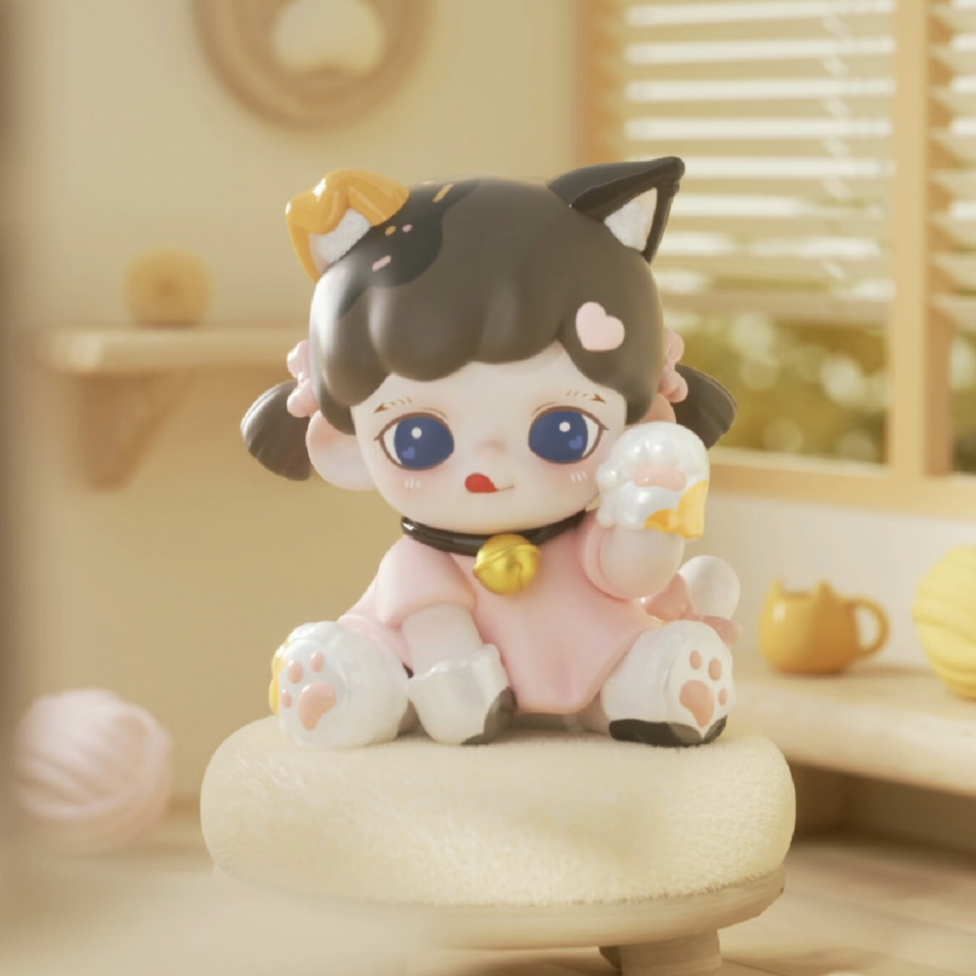 现货正版zoraa喵呜猫颜社盲盒摆件公仔手办妹妹三代mini小娃盲盒