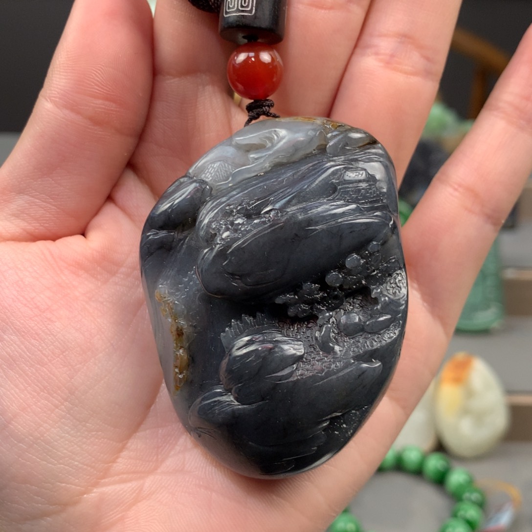 和田玉挂件未镶嵌