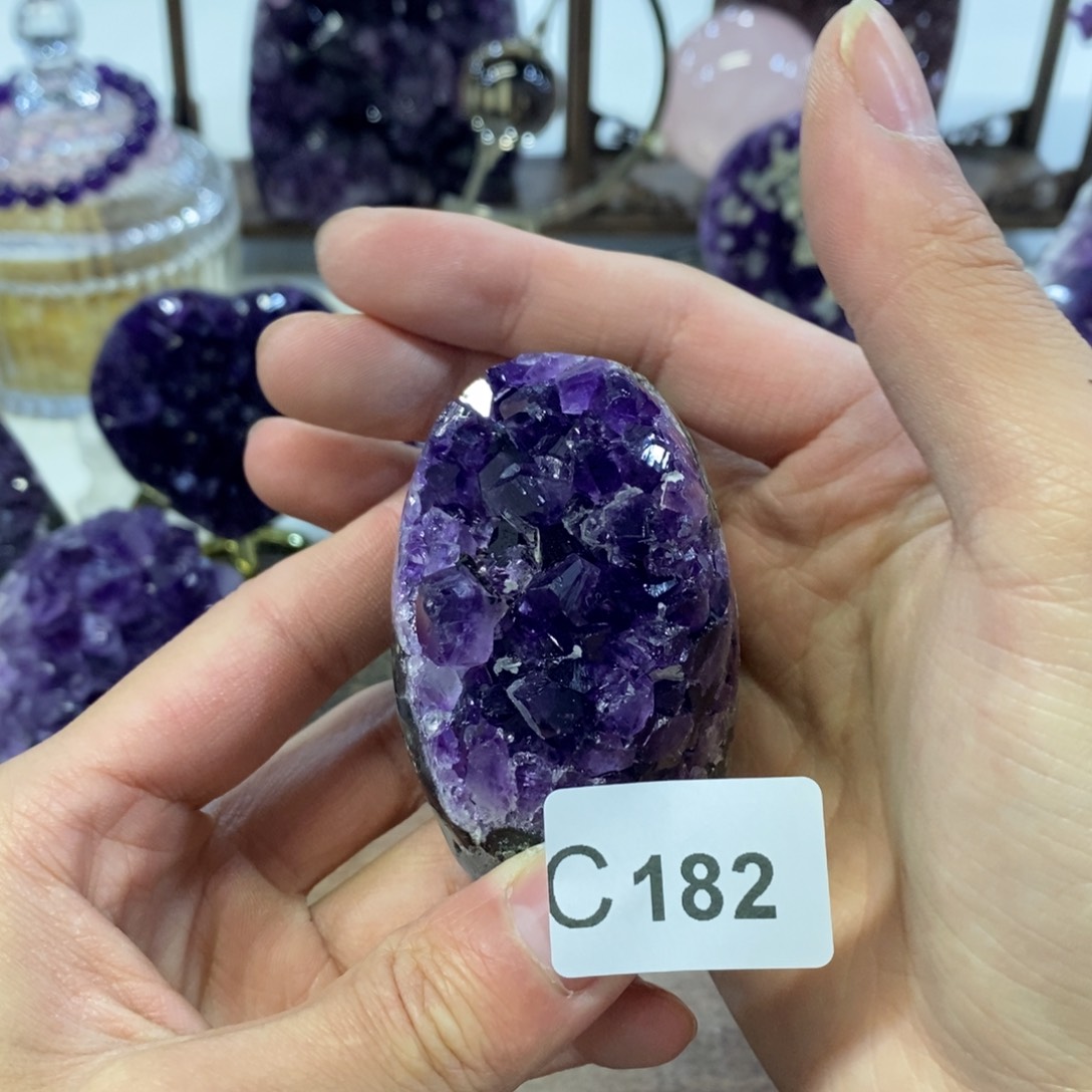 紫晶摆件摆件未镶嵌