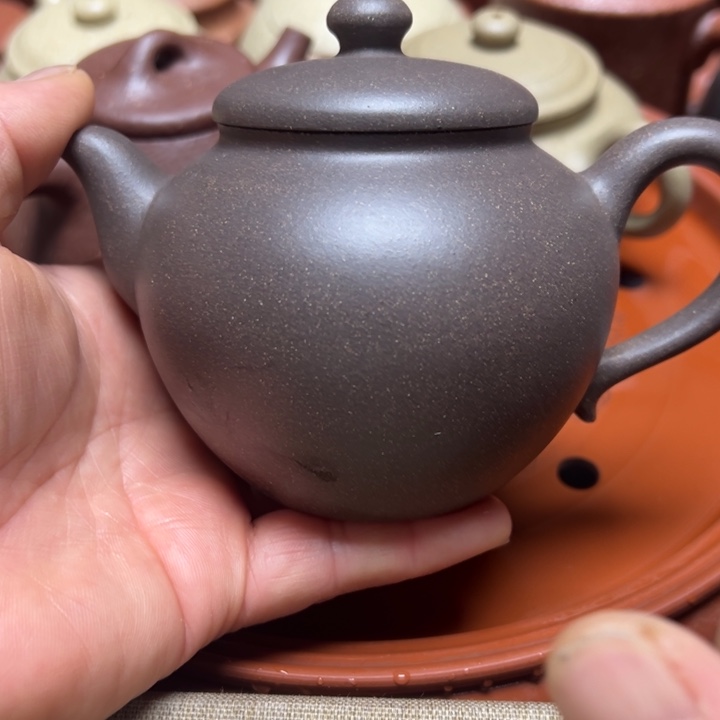紫砂茶壶宜兴原矿紫泥
