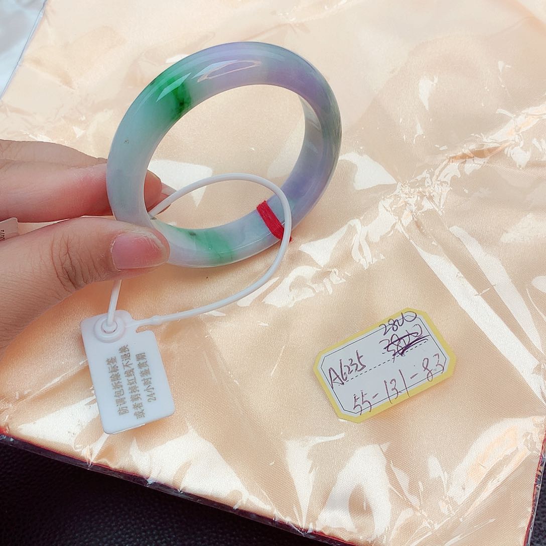 翡翠手镯未镶嵌天然缅甸翡翠A货