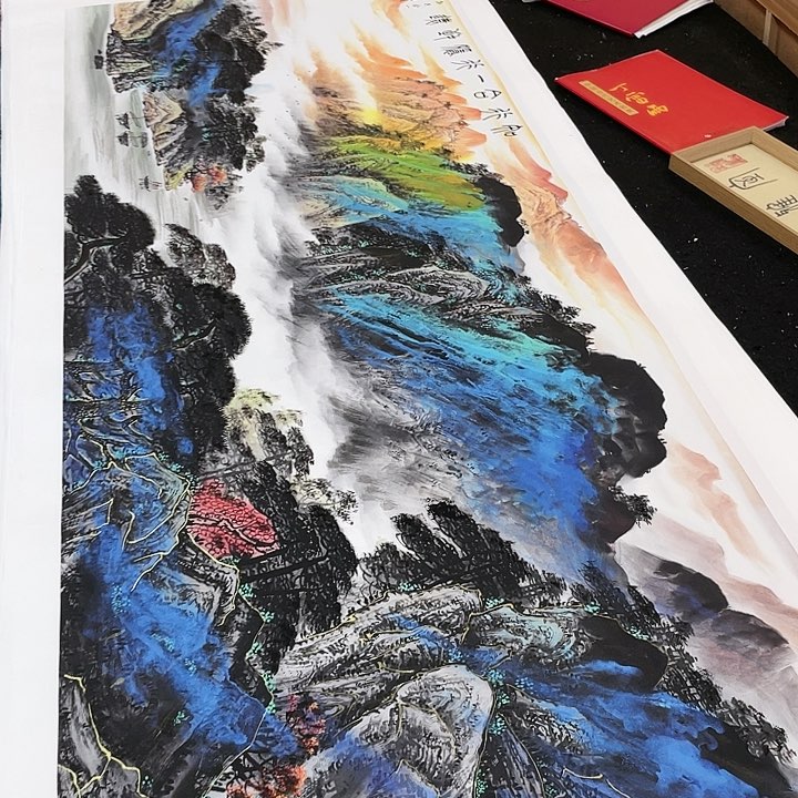 书法书画描金拓染作品6666