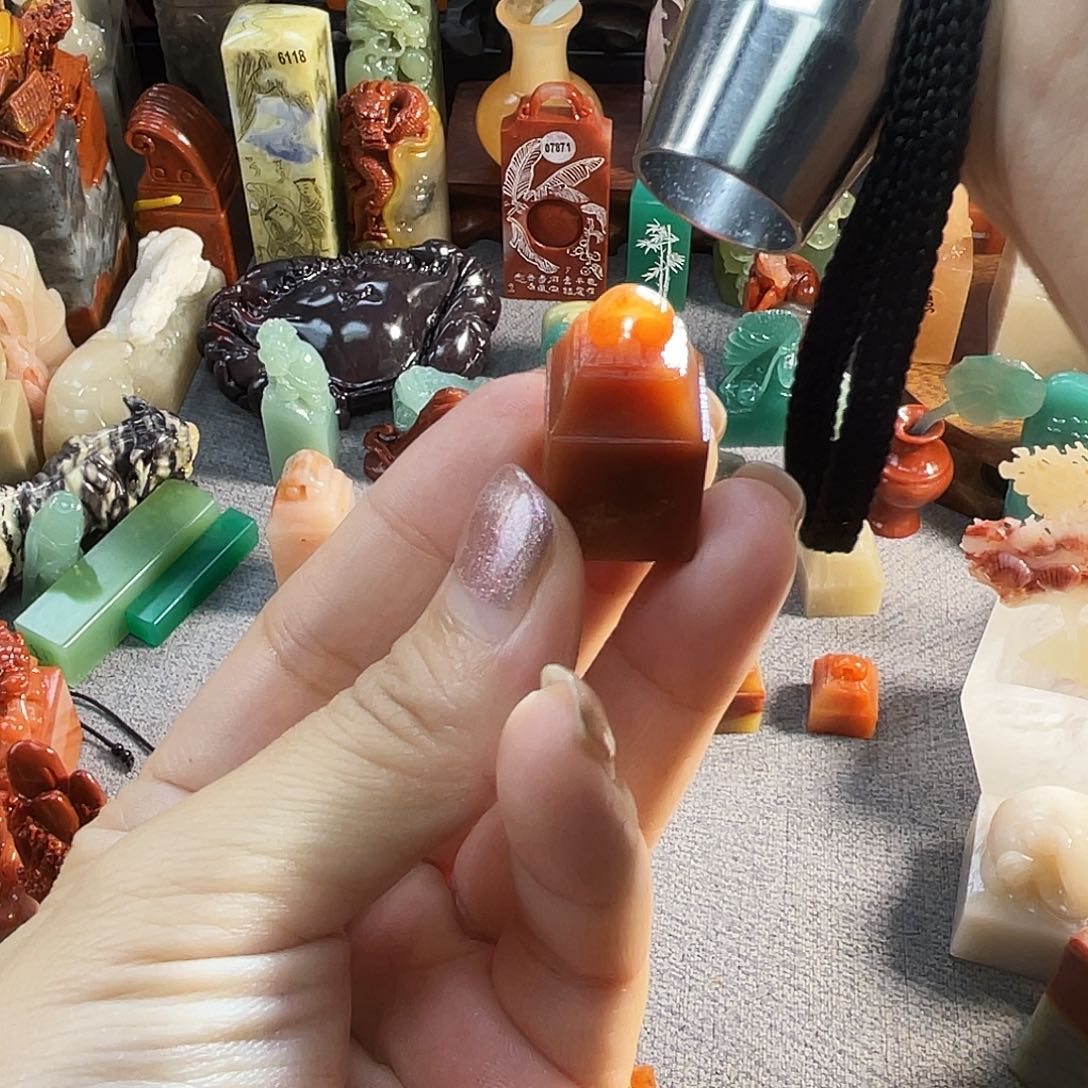 寿山石印石財*7903包