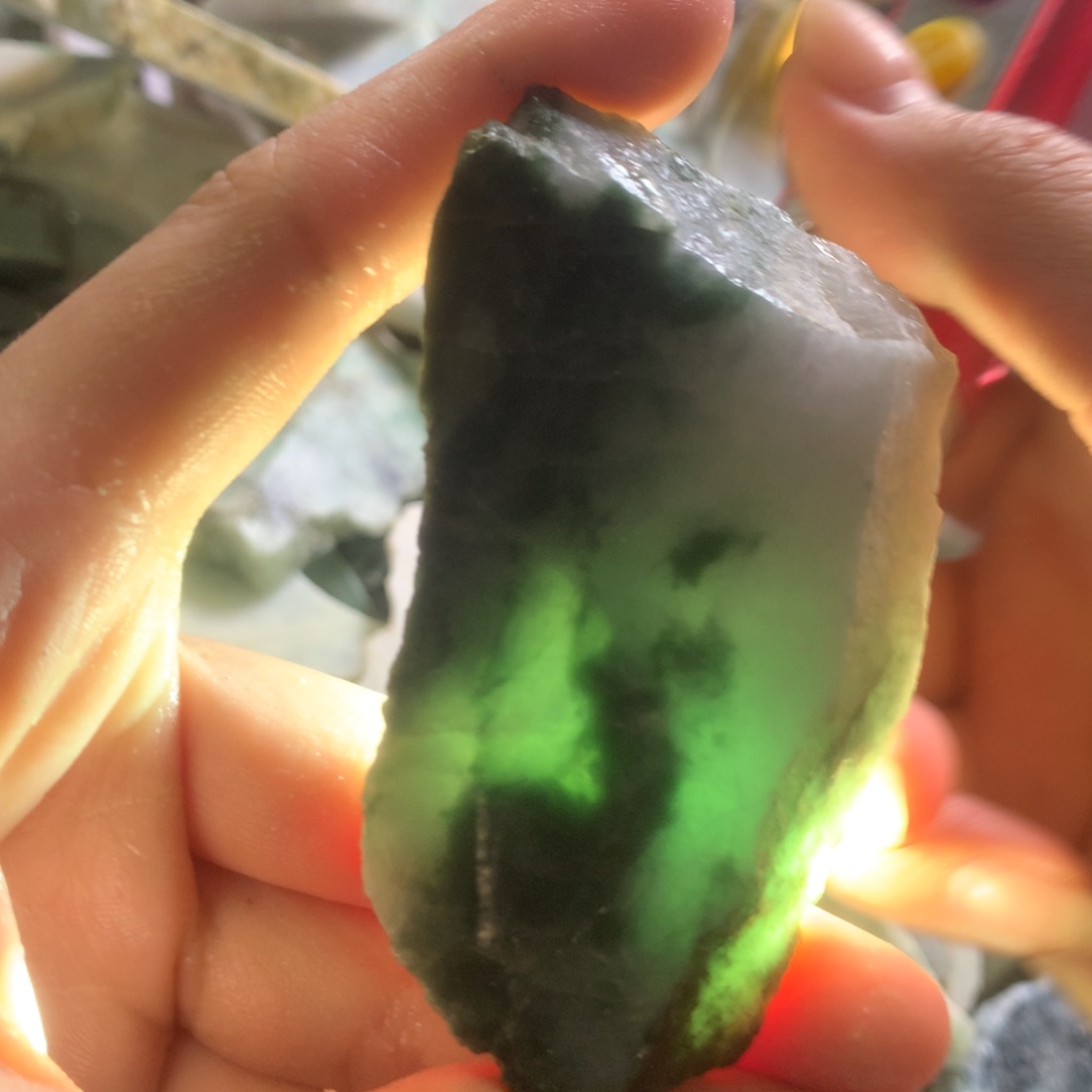 翡翠颈饰未镶嵌缅甸翡翠