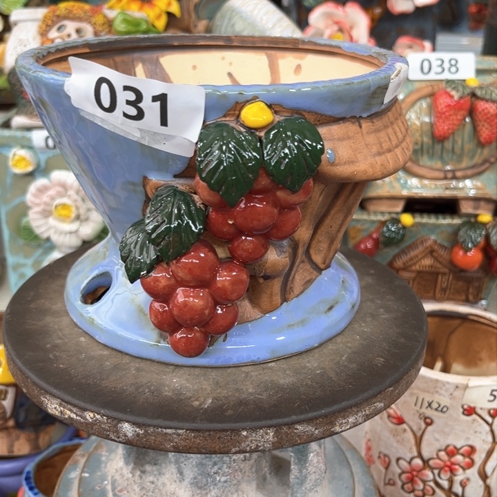 紫砂花盆粗陶材质多肉花盆