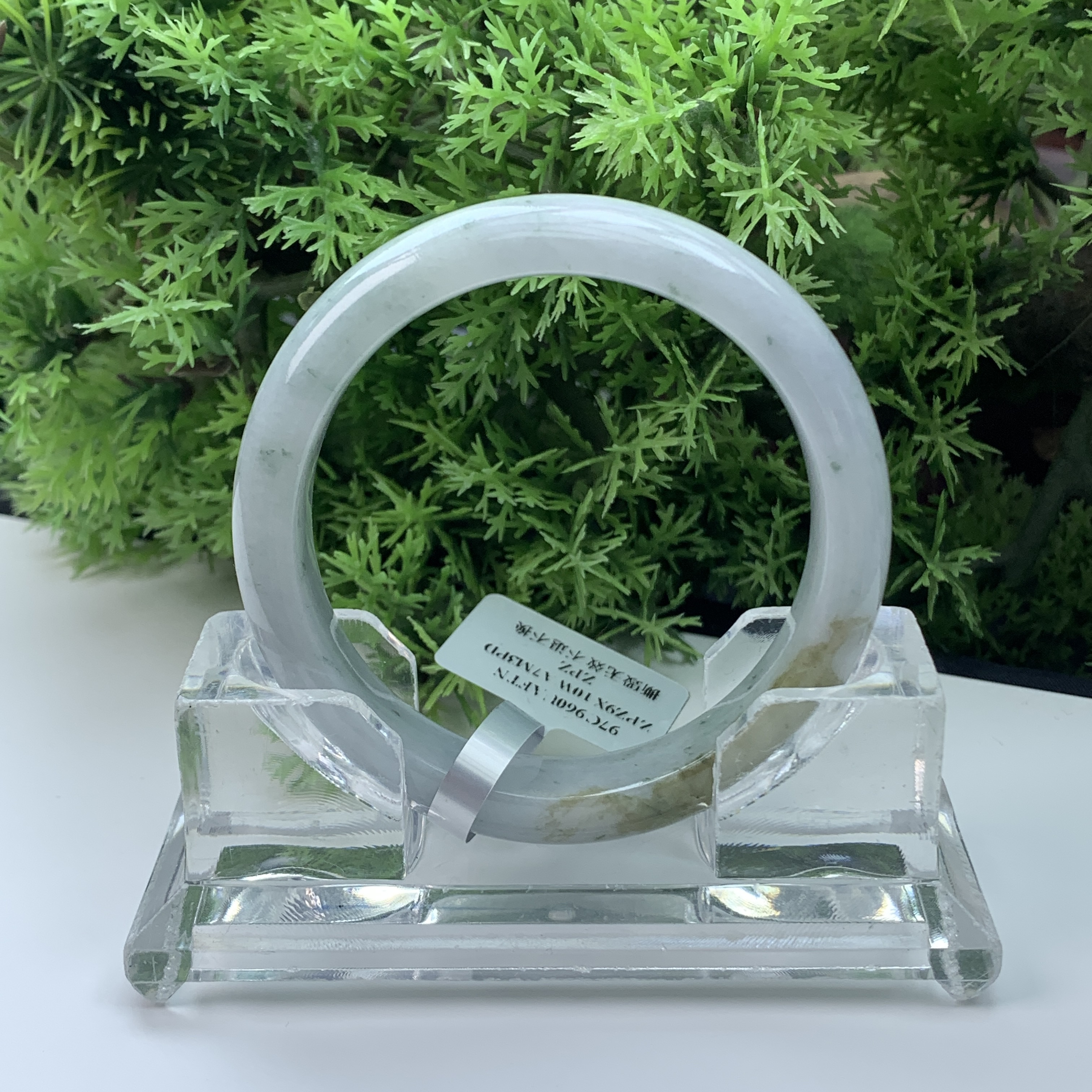 【刘思懿】天然缅甸A货翡翠手镯-E-5