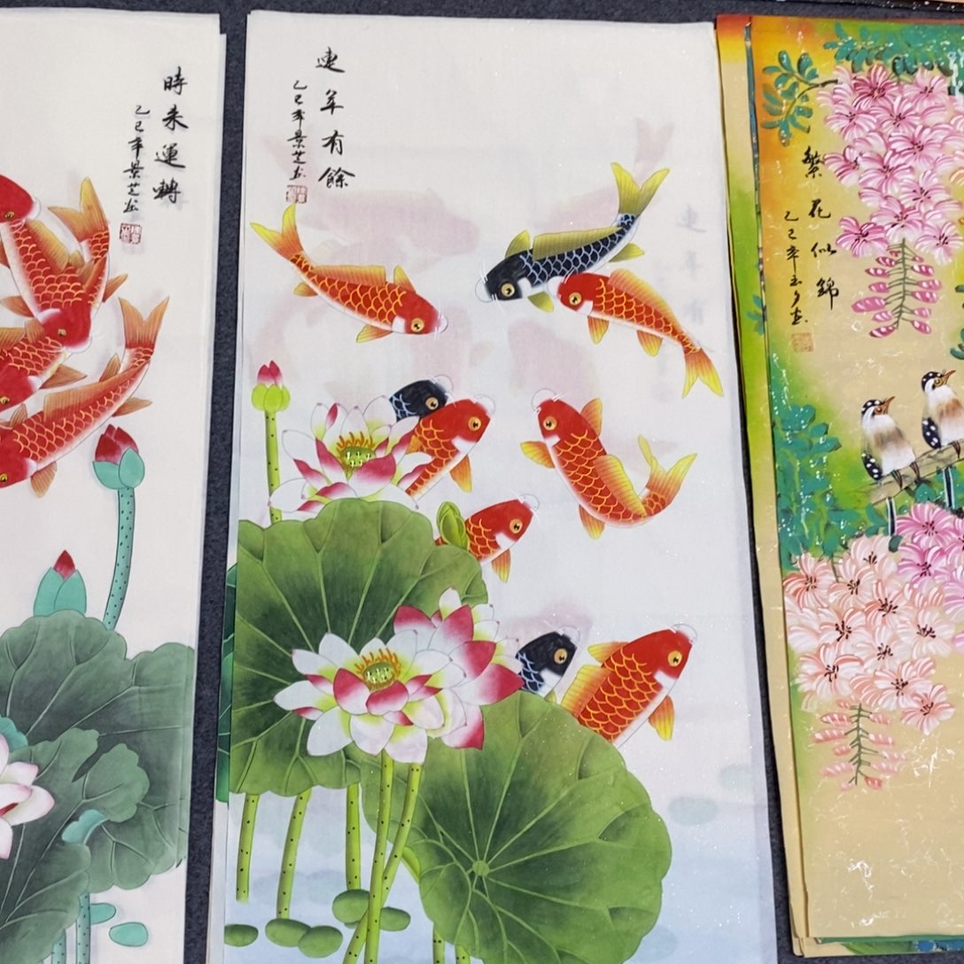 国画尺寸100✖️50三尺精品工笔手绘