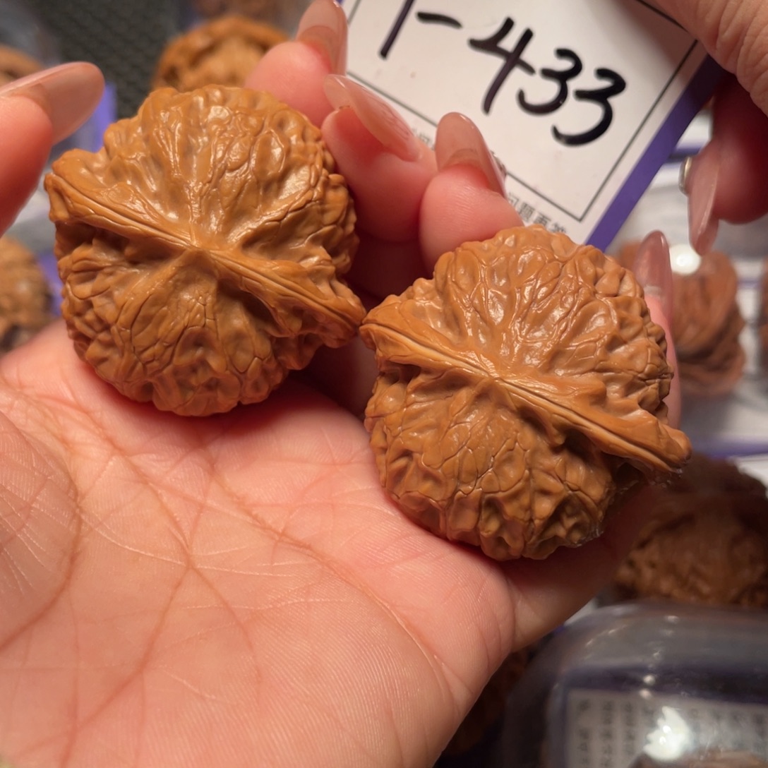 文玩核桃把件433号灯44