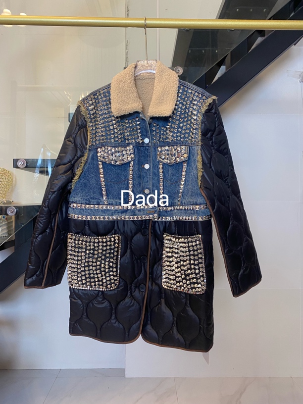 Dada设计款新款重工个性款休闲宽松大版厚外套C10666