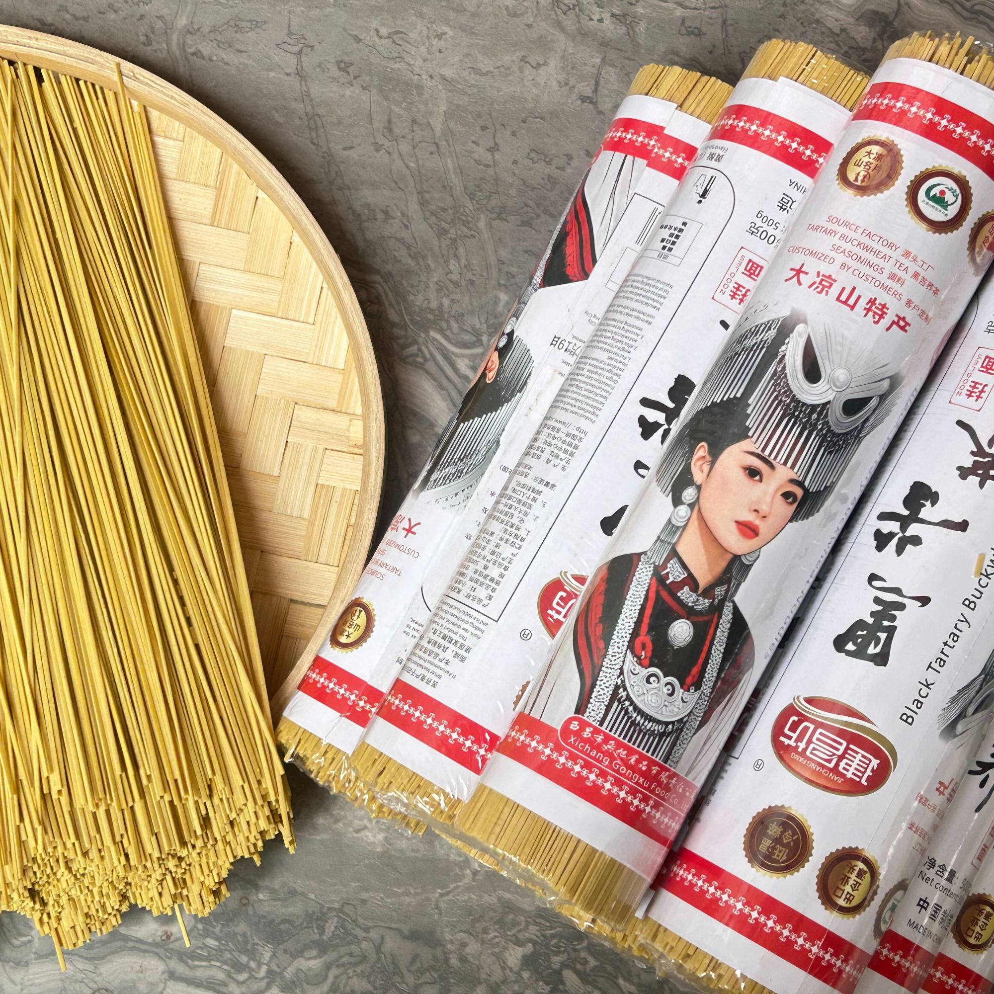 大凉山苦荞挂面凉面汤面炒面均可 5斤装