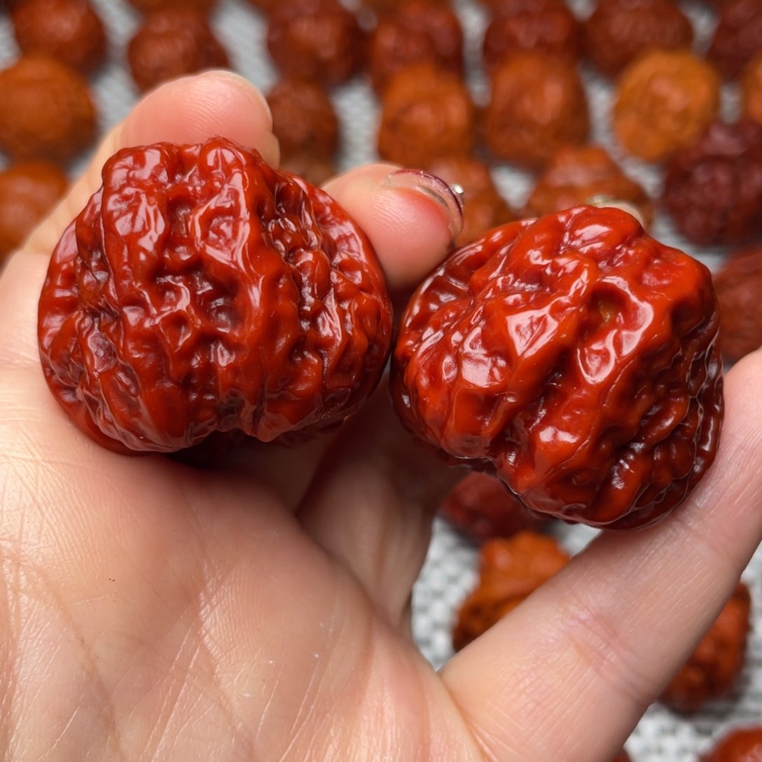 桃核吊坠文玩核桃 手把件 蛤蟆头 36