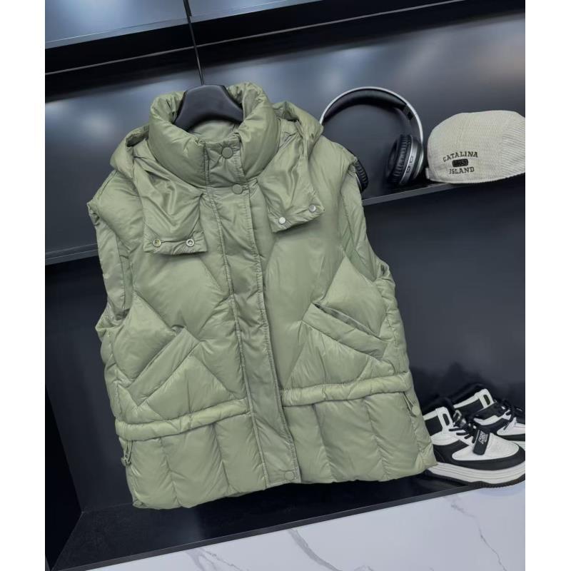 吾 2025【Y】9月18日 儿童男童女童时尚百搭绿色棉马甲2743-