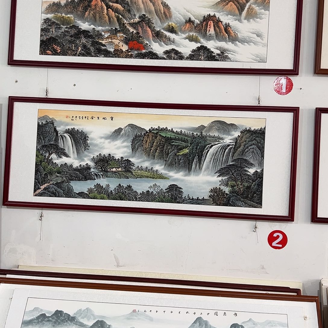 国画桃*?手绘保证假一罚万