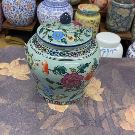 瓷片陶瓷茶叶罐密封罐