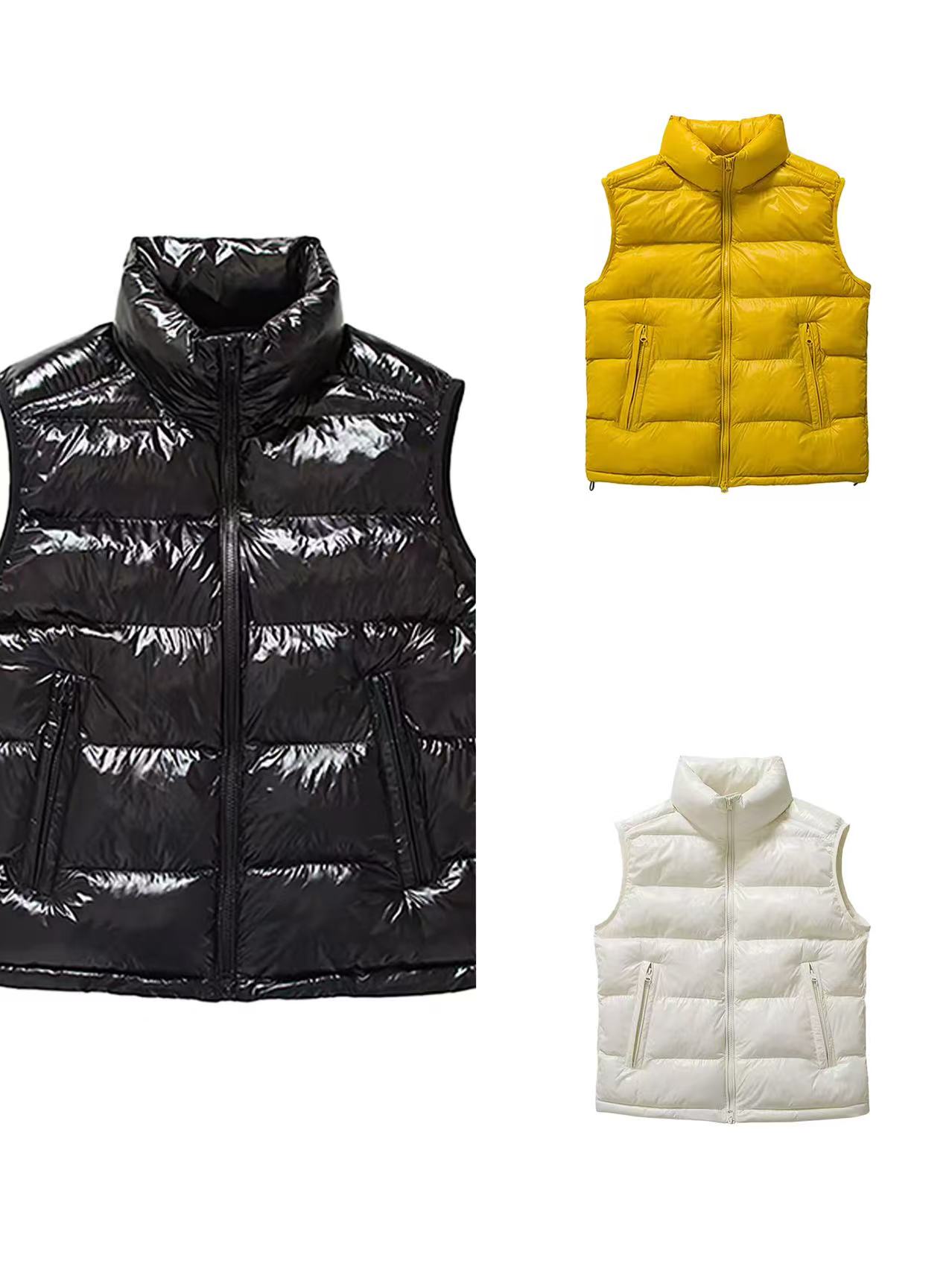 肉肉家-【3M新雪丽棉暖绒马甲】冬季情侣款高蓬松轻量保暖马甲