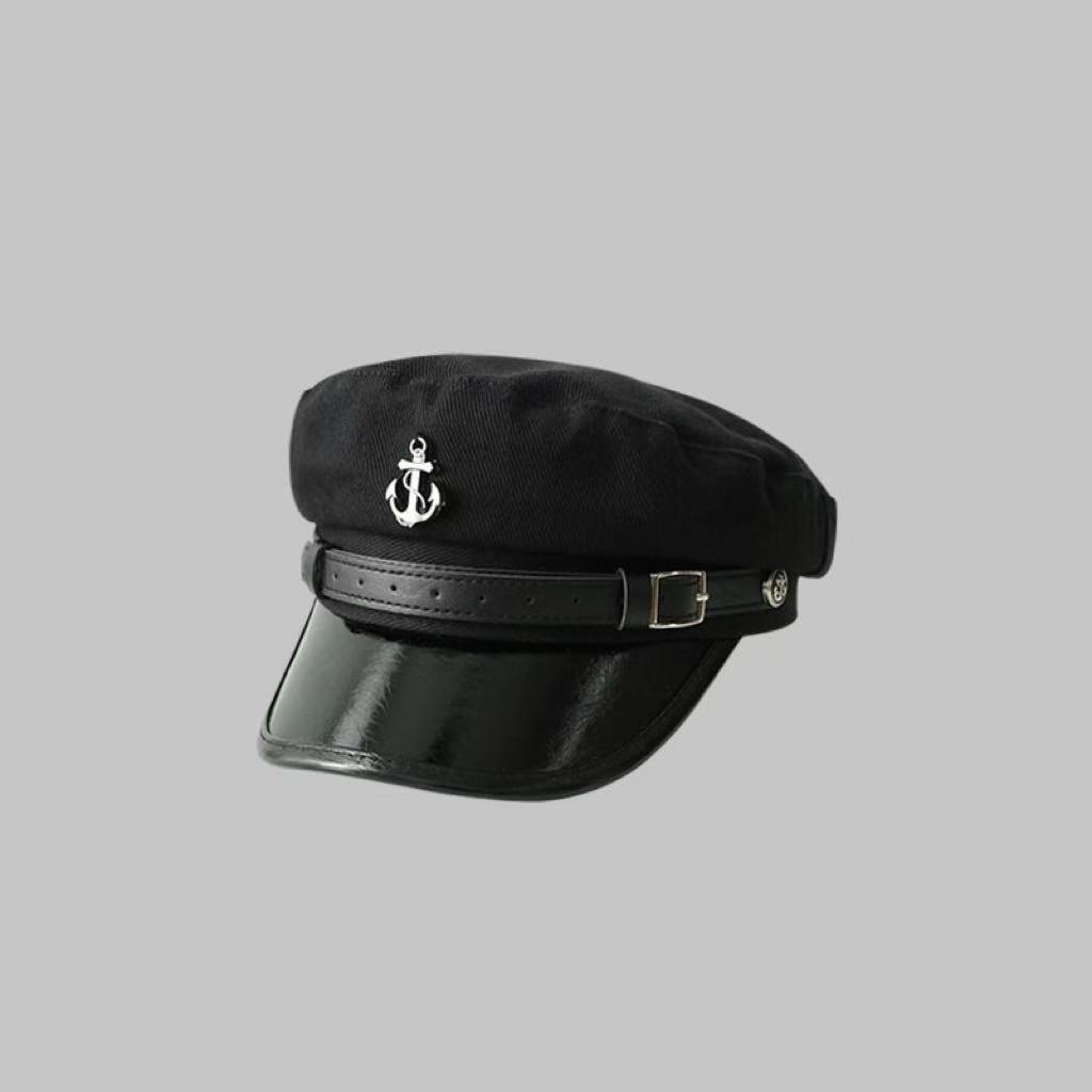 可爱毛呢海军风贝雷帽女秋冬保暖显脸小