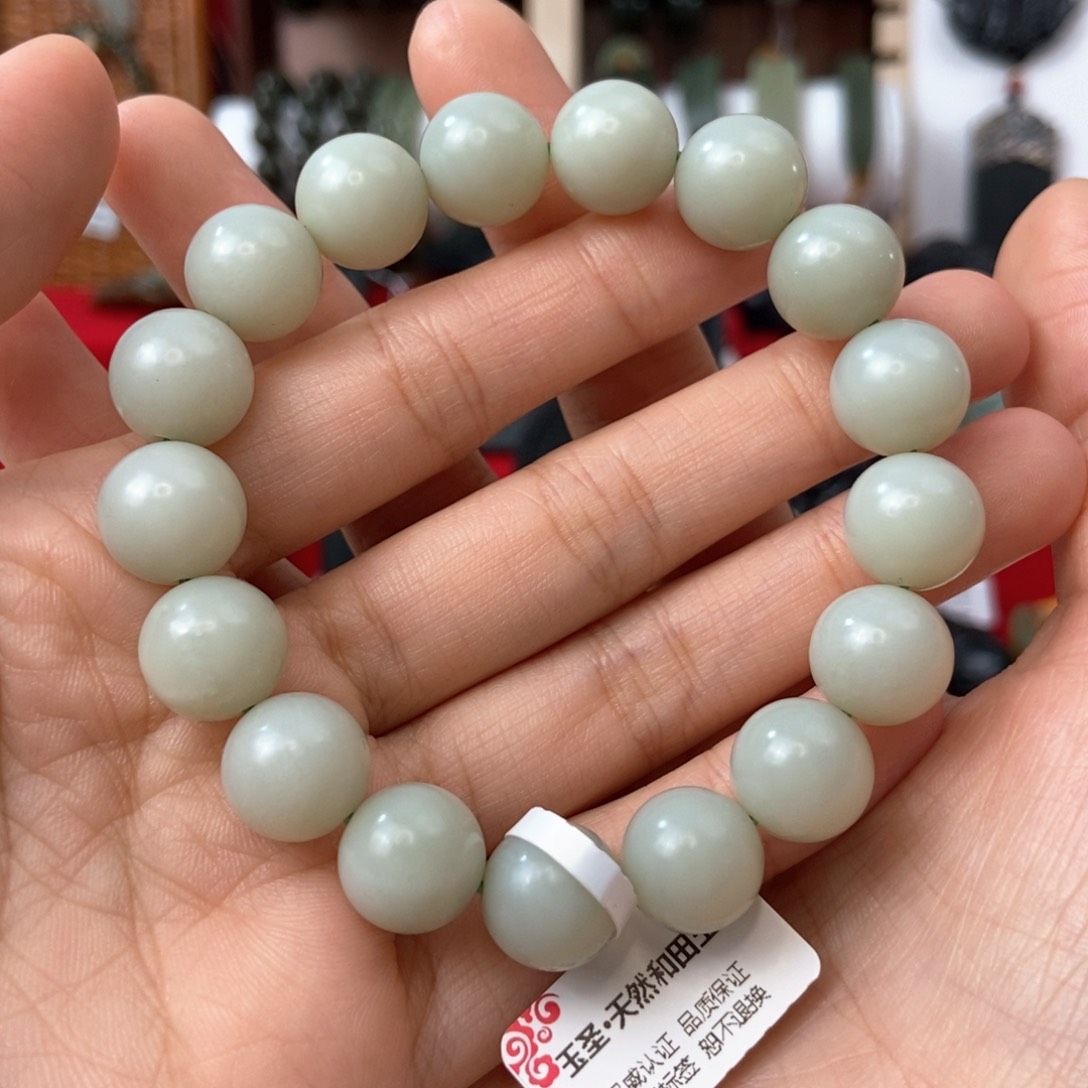 和田玉（糖玉）手链未镶嵌