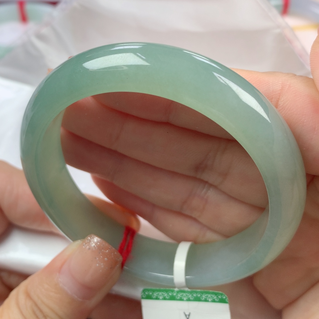 未镶嵌手镯翡翠缅甸天然翡翠56圈