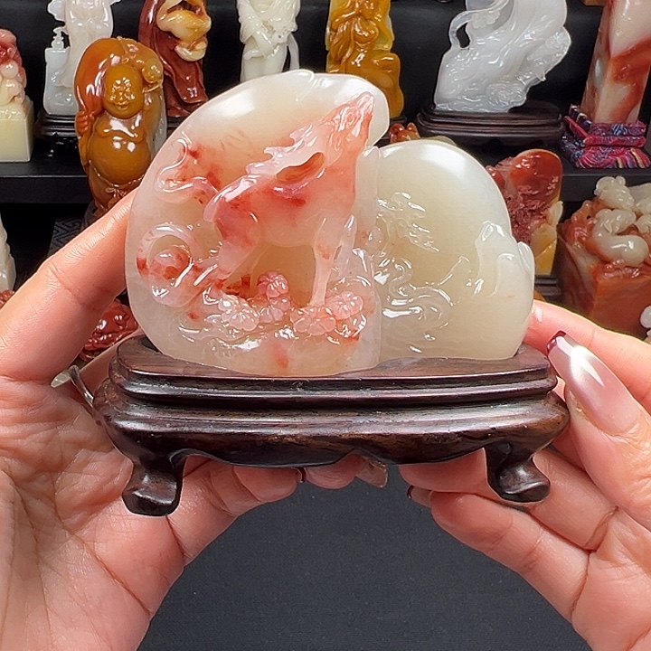 寿山石老性芙蓉石