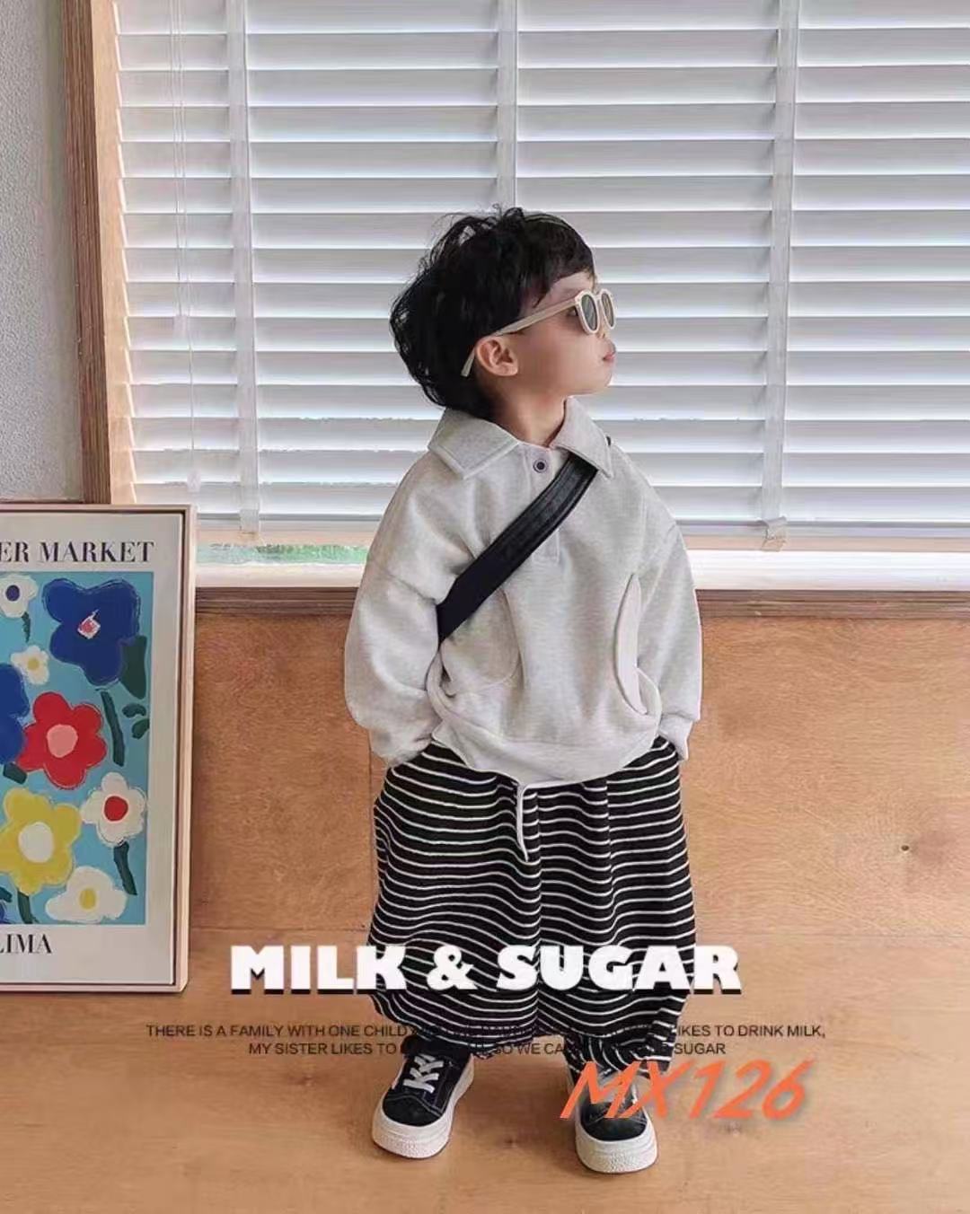 儿童童装洋气秋款百搭长袖男童休闲宝宝条纹韩版春秋polo春款秋季