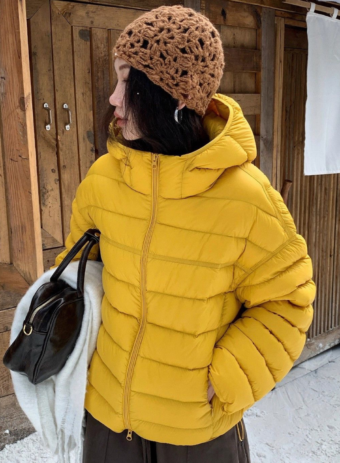 【可溯源】韩版大码排骨款（泡芙15D赛柔丝面料）90白鸭绒羽绒服