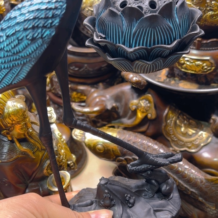 铜器摆件收收藏藏