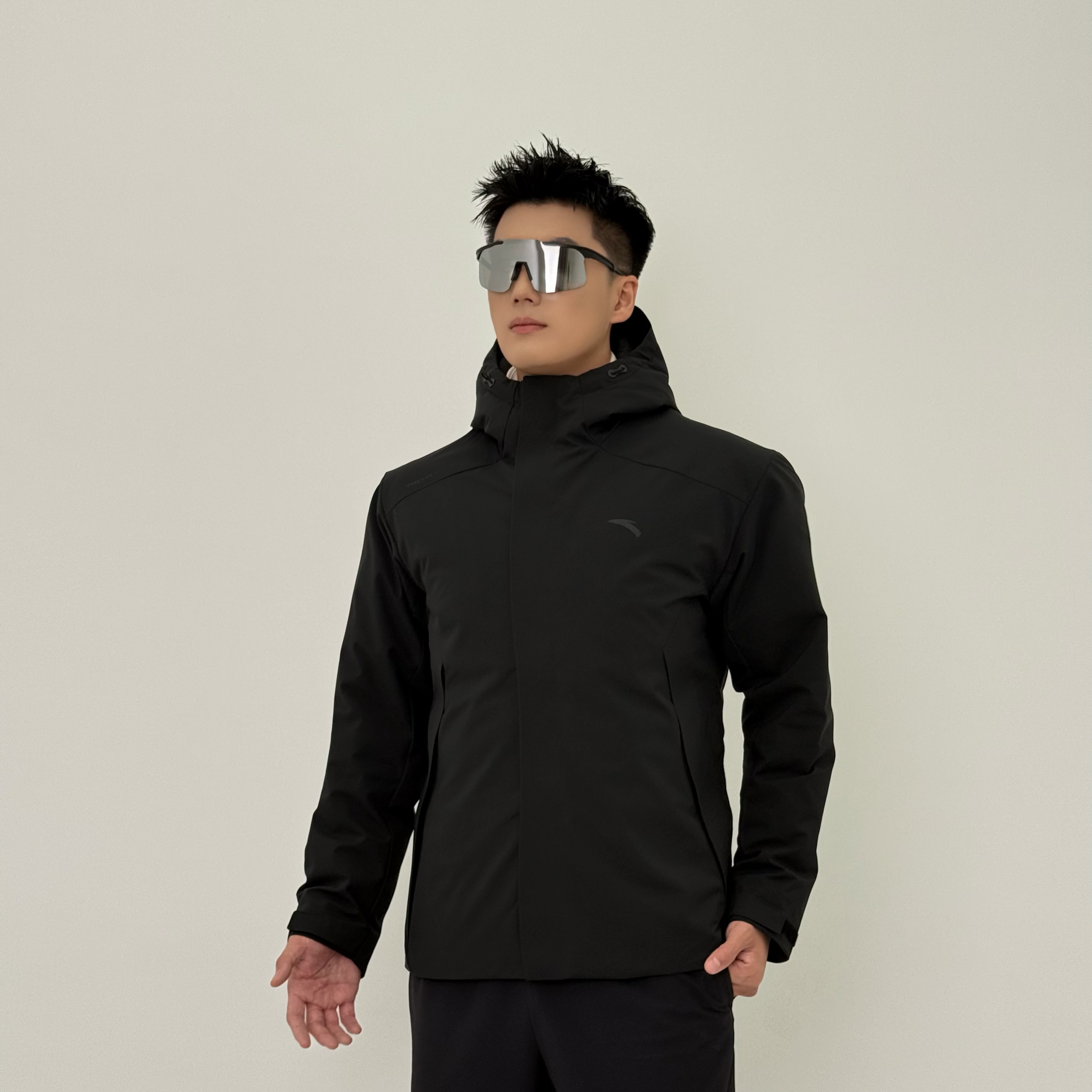 【全天候】安踏商务行政版运动防泼水男士冬季新款休闲外套羽绒服