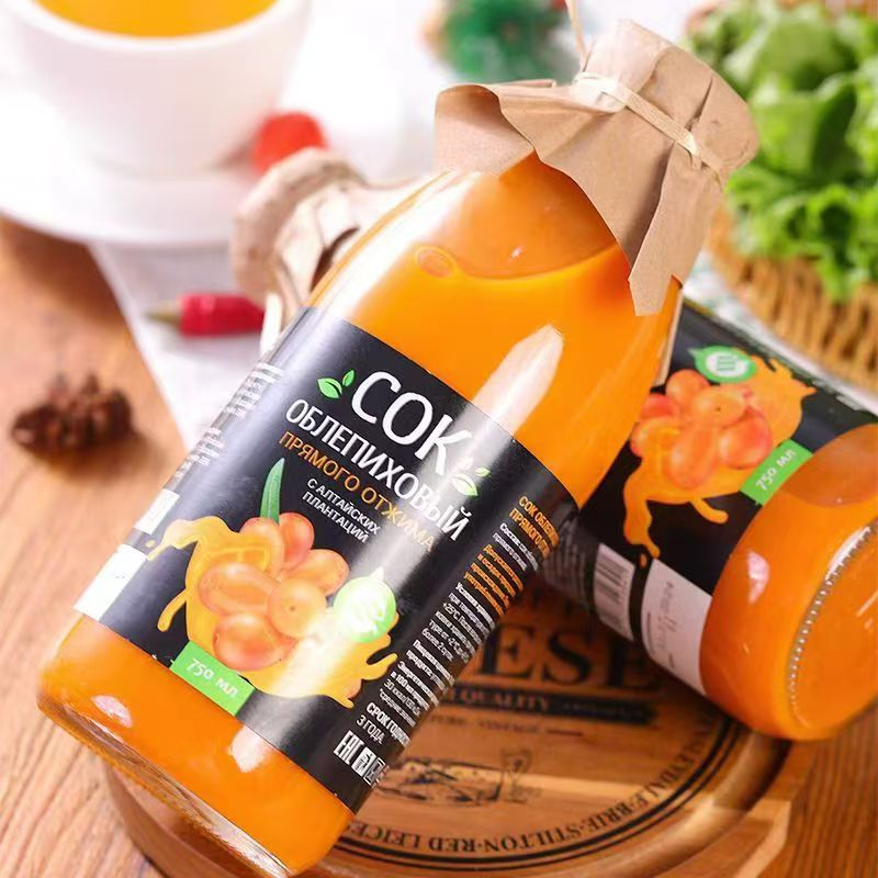 【宠粉福利】俄罗斯进口沙棘果汁750ml/瓶