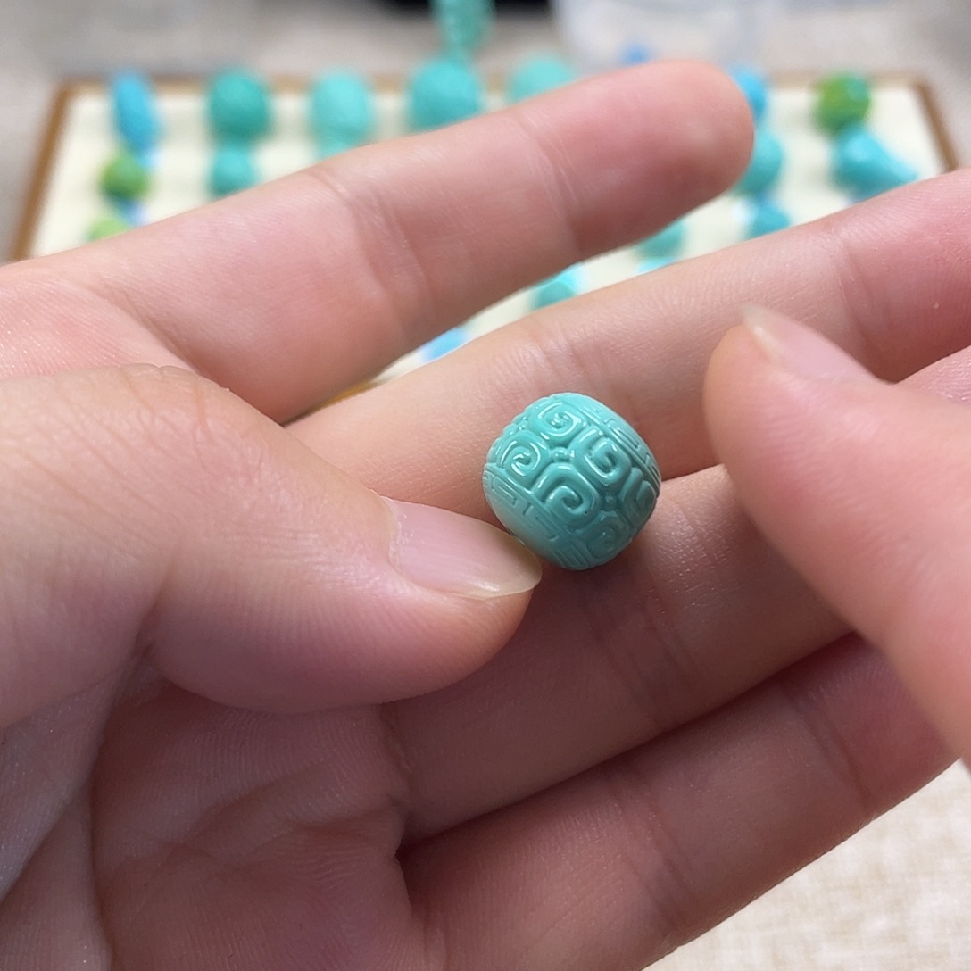 原生态湖北松配饰，直径12