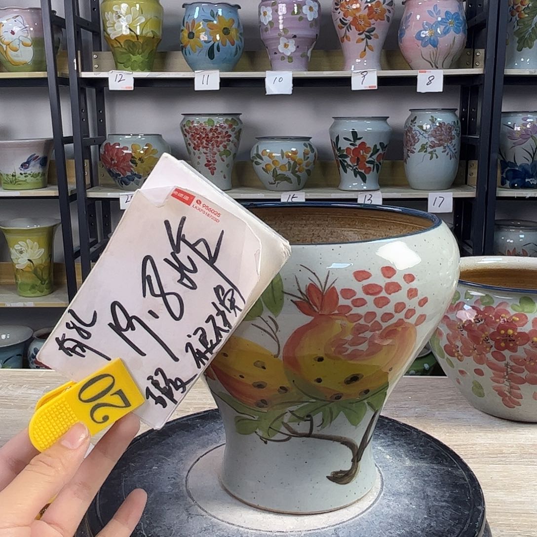 罐1tc景德镇陶瓷花盆