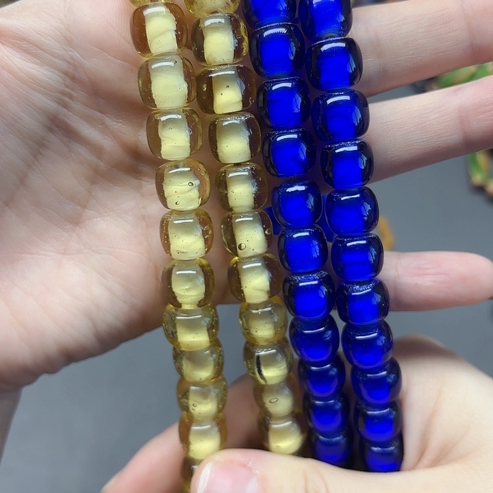 琉璃颈饰琉璃琉璃直切珠珠