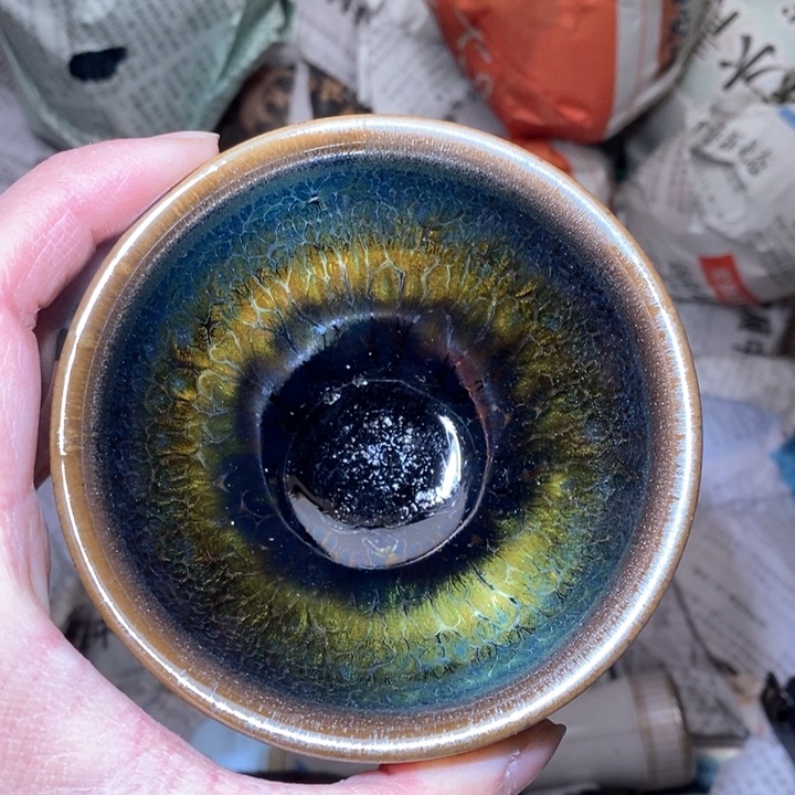 茶盏微瑕，建盏主人杯，介意勿拍