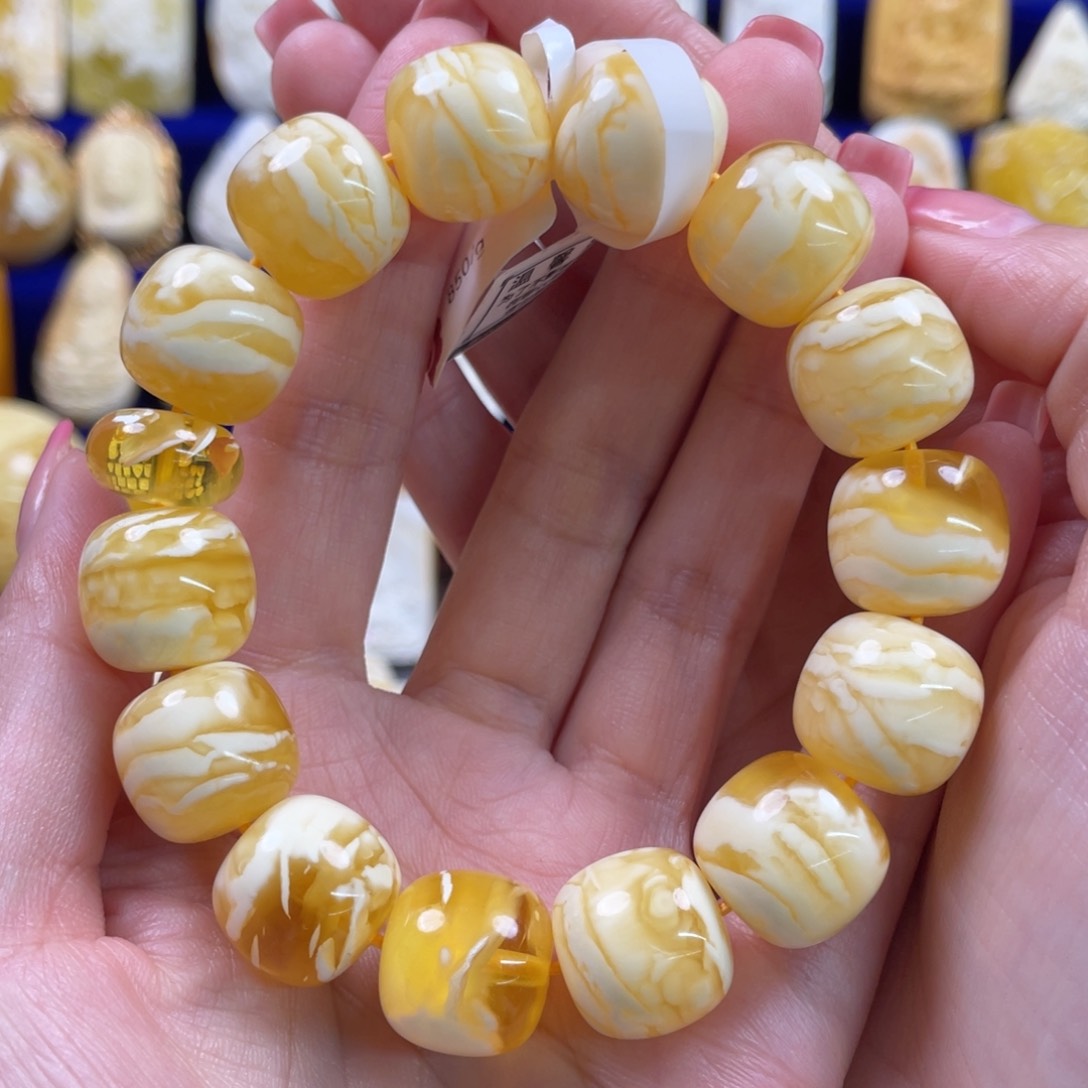 蜜蜡裸石未镶嵌齐*琥珀蜜蜡