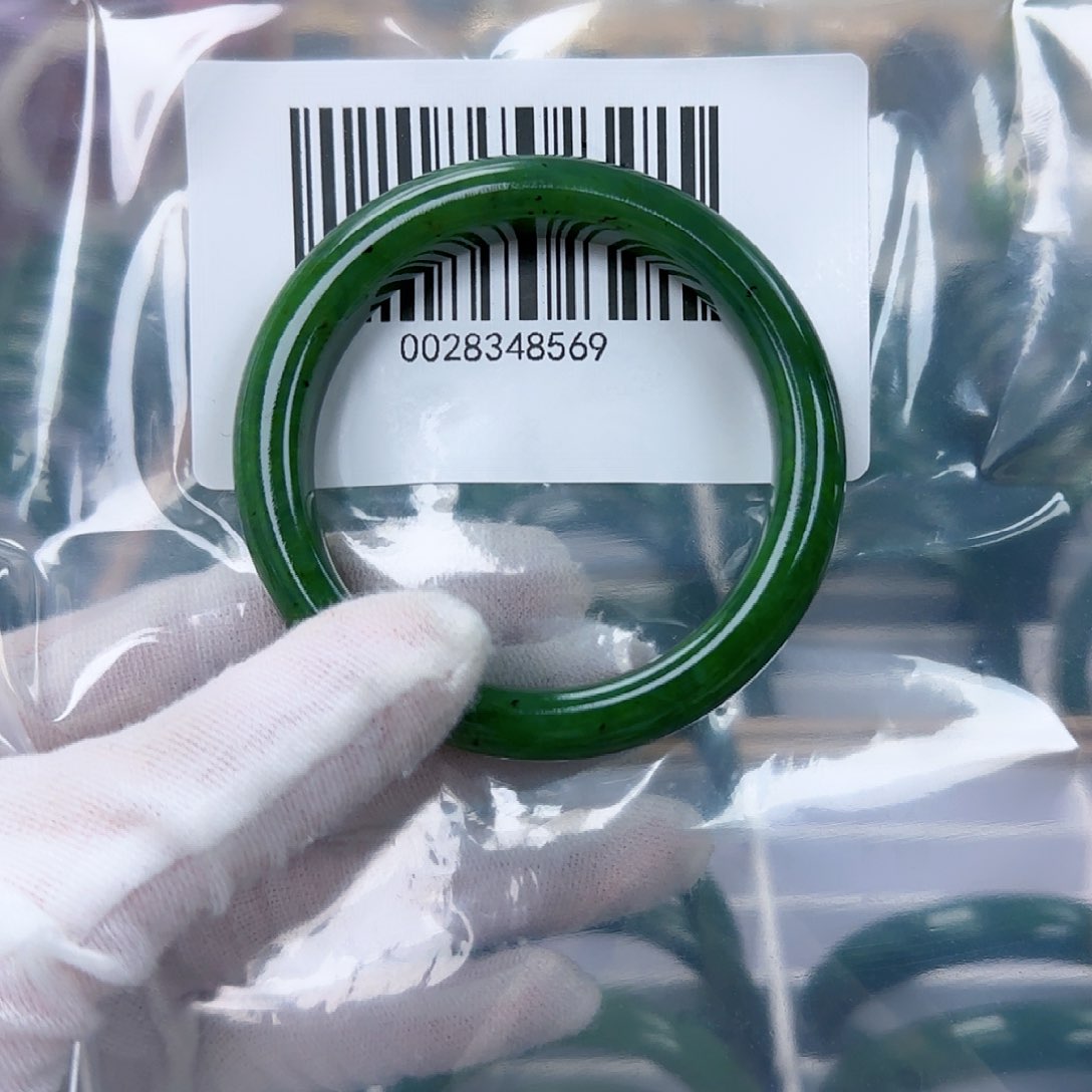 和田玉（碧玉）手镯未镶嵌53