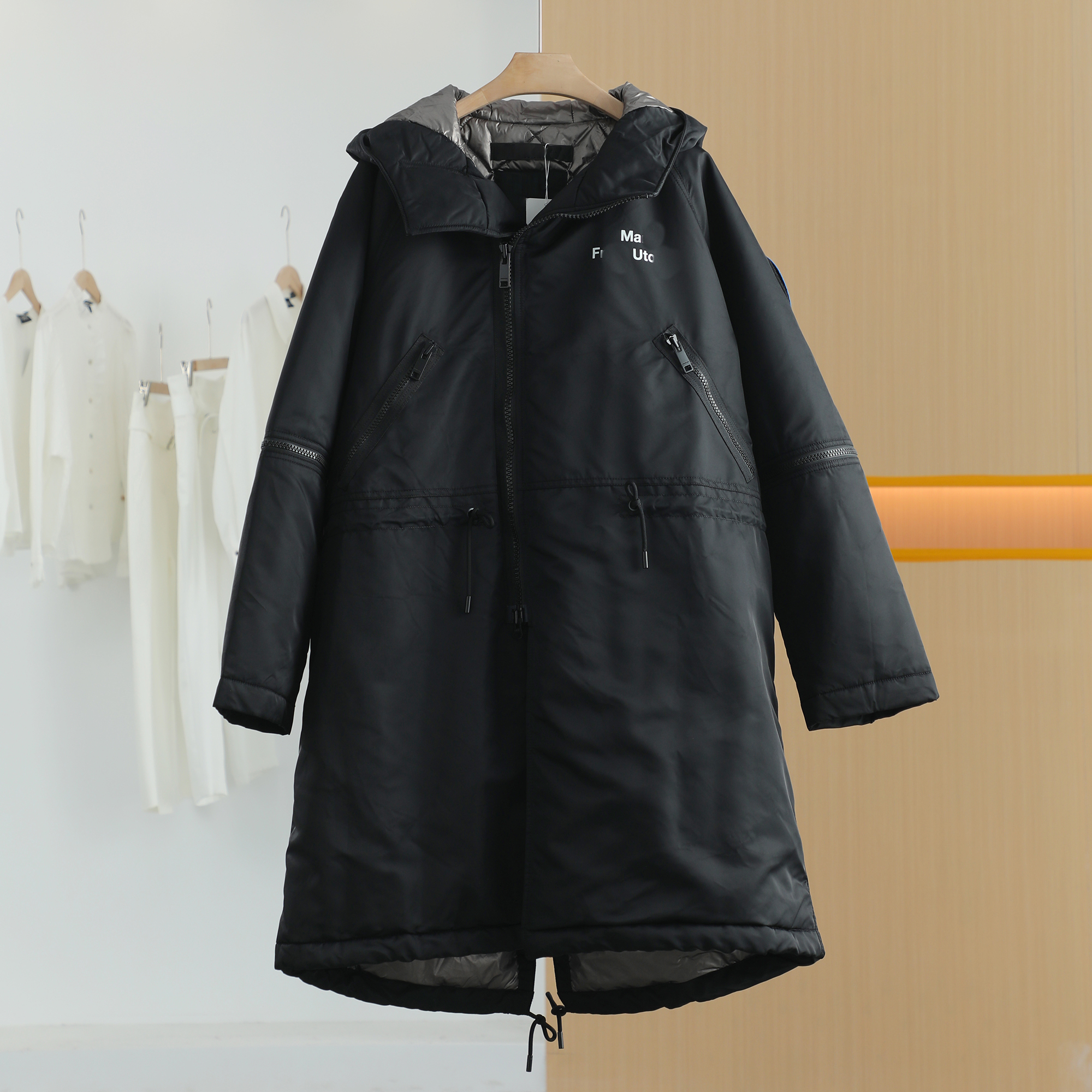 【半价q仓-唐长老自营】29526男装新款夹棉长外套OSL92-11