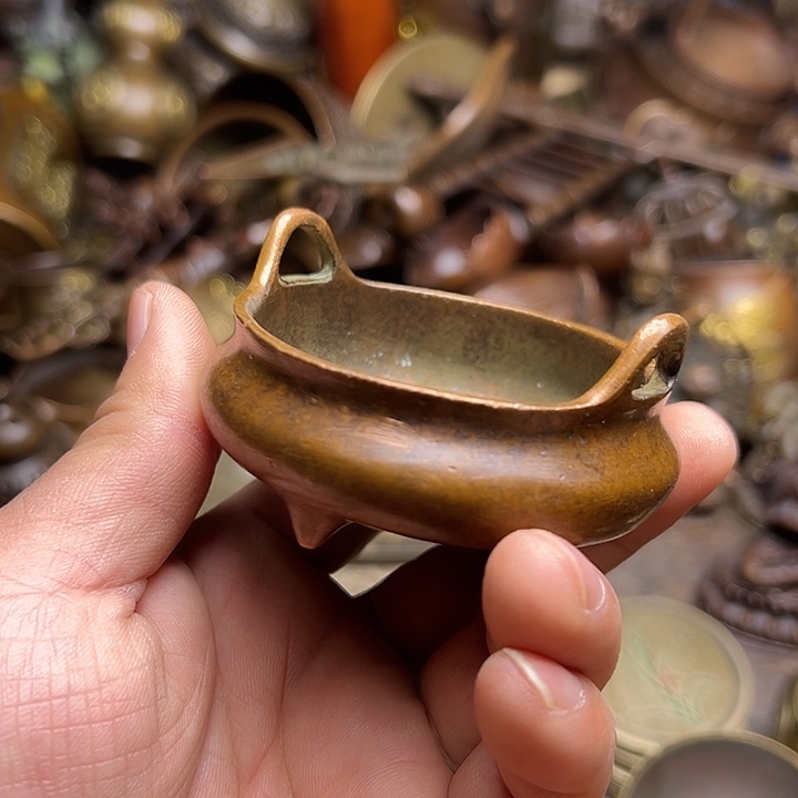 文玩铜器工艺把玩摆件