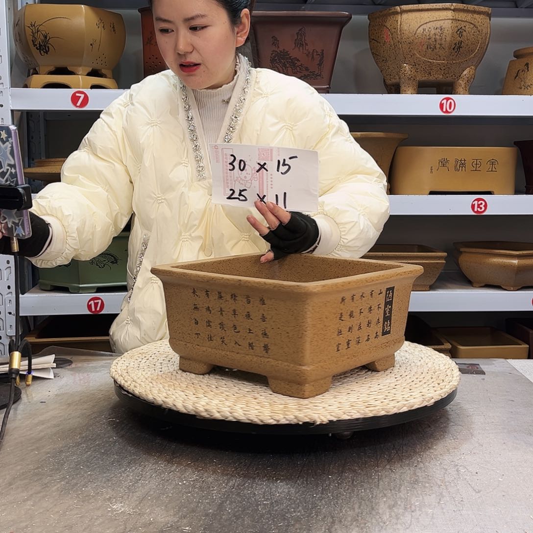 紫砂花盆紫砂花盆