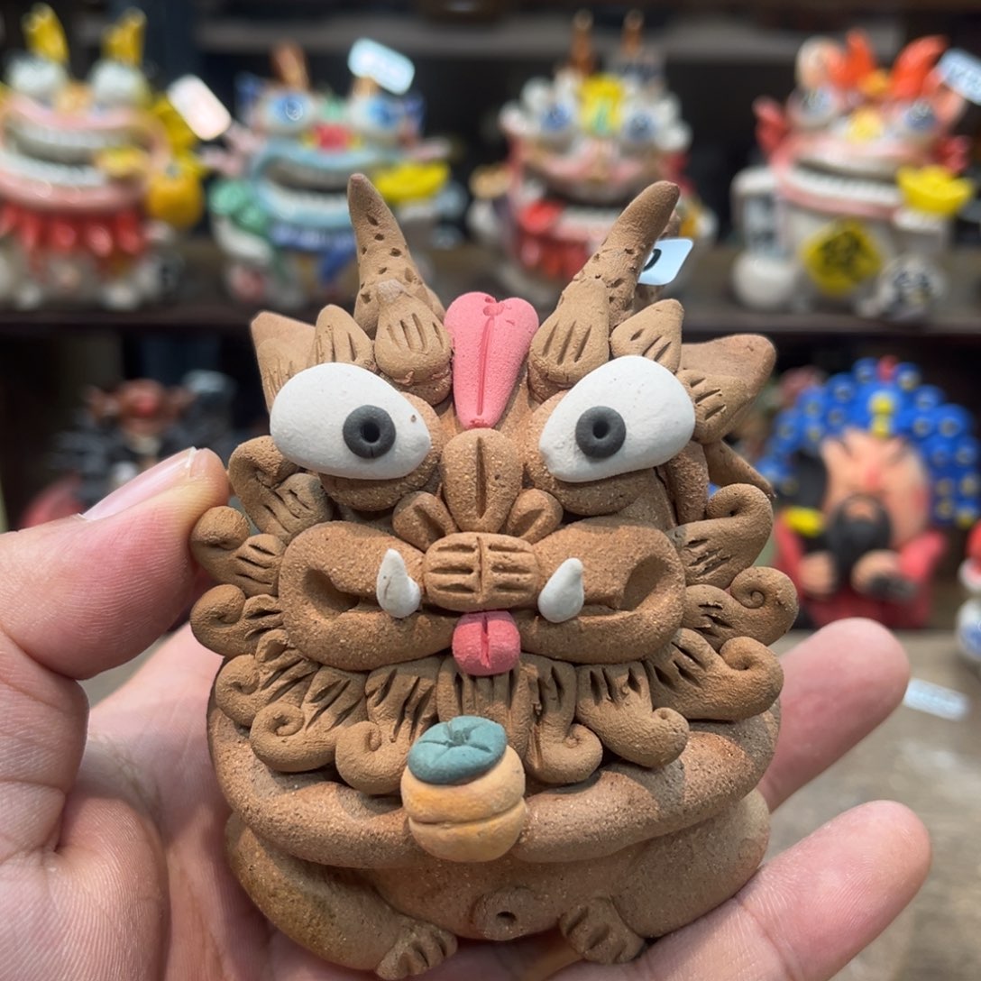 陶瓷纯手工抽象陶瓷摆件460