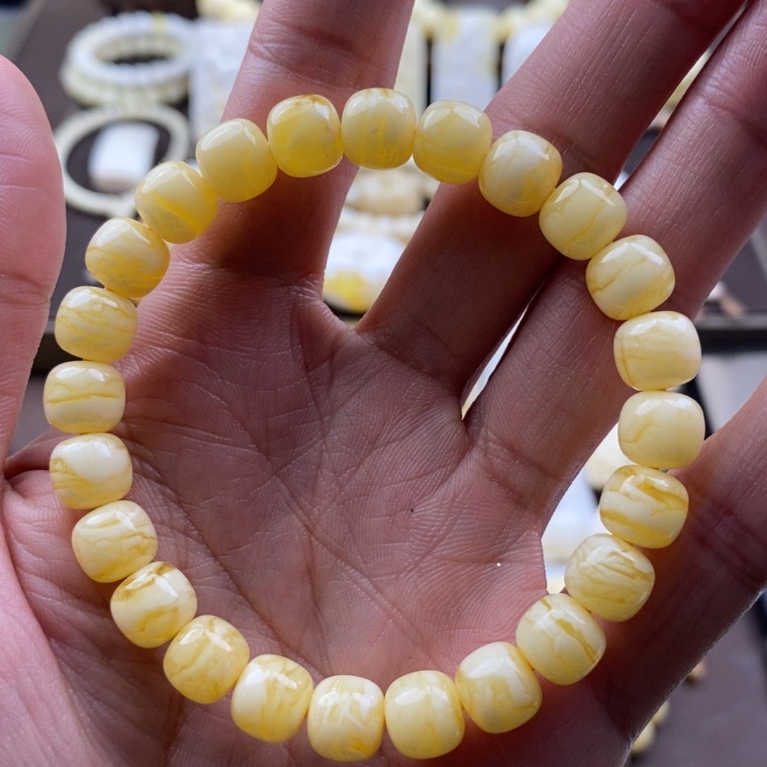 琥珀裸石未镶嵌蜜蜡吊坠项链腰链