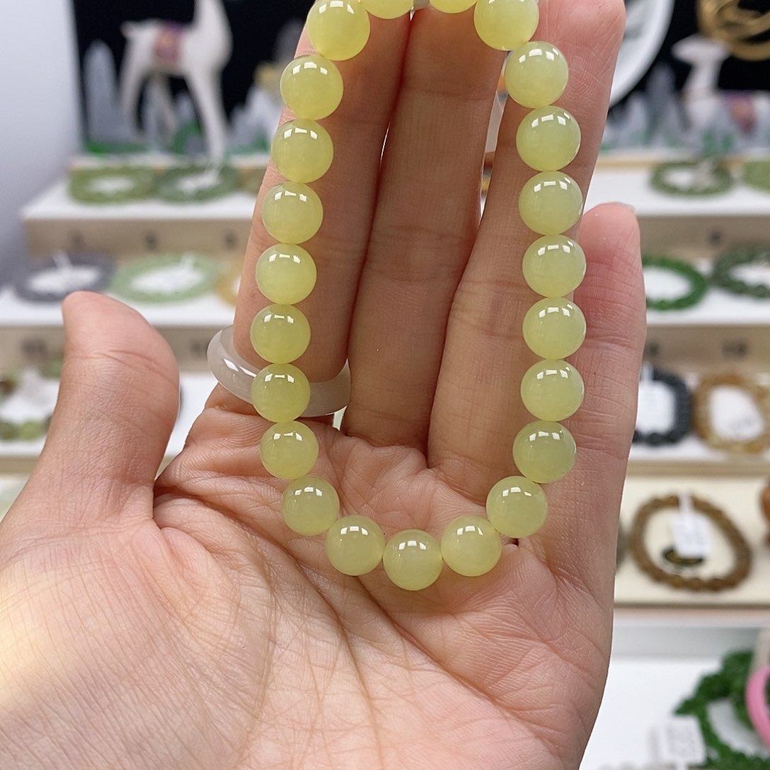 未镶嵌手串和田玉萍***逢