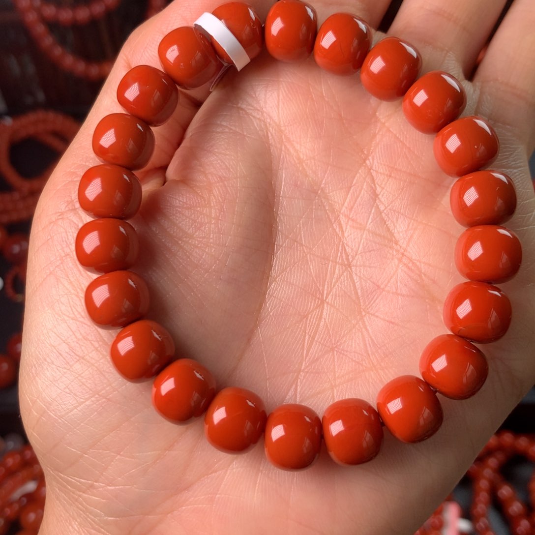 南红玛瑙手链未镶嵌锦***业10m手链糖