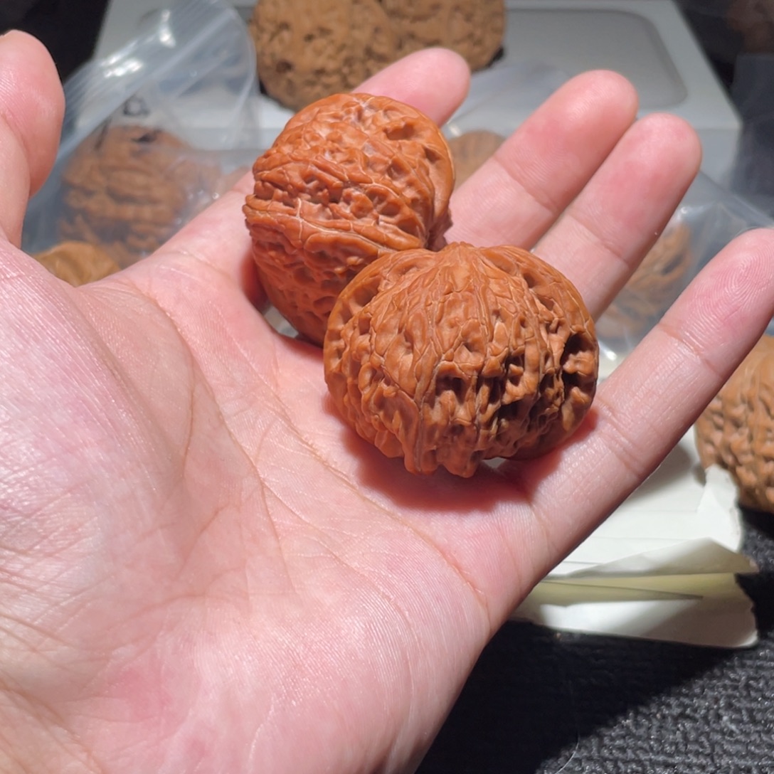 有***劲文玩核桃吊坠42全品磨盘