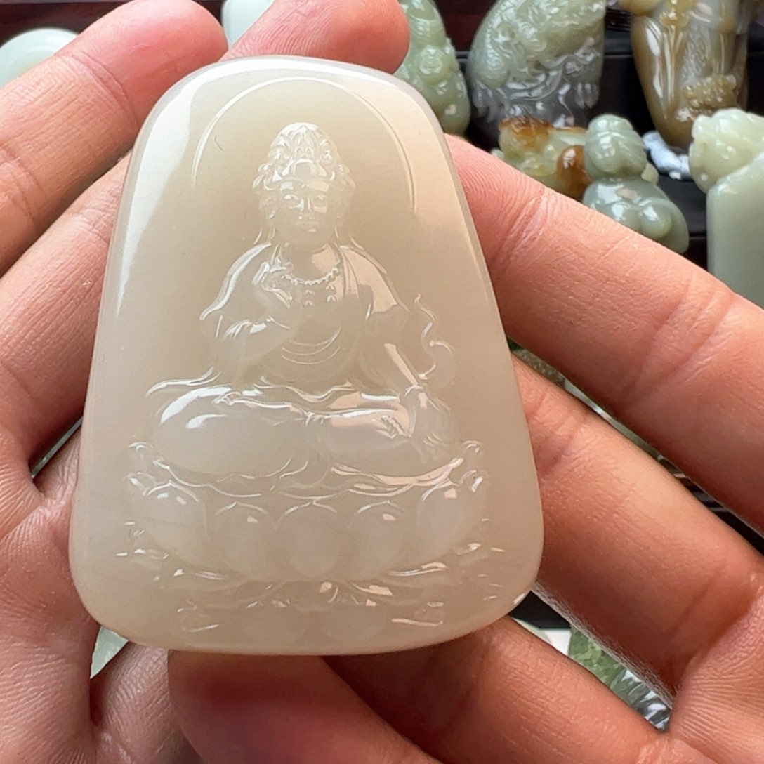 和田玉挂件未镶嵌