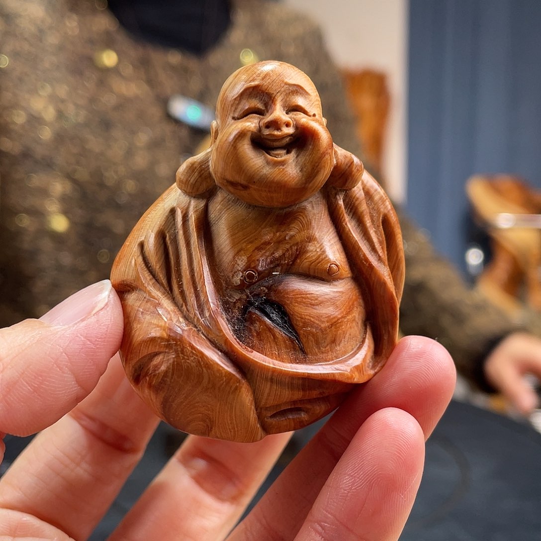 柏木（崖柏）手把件