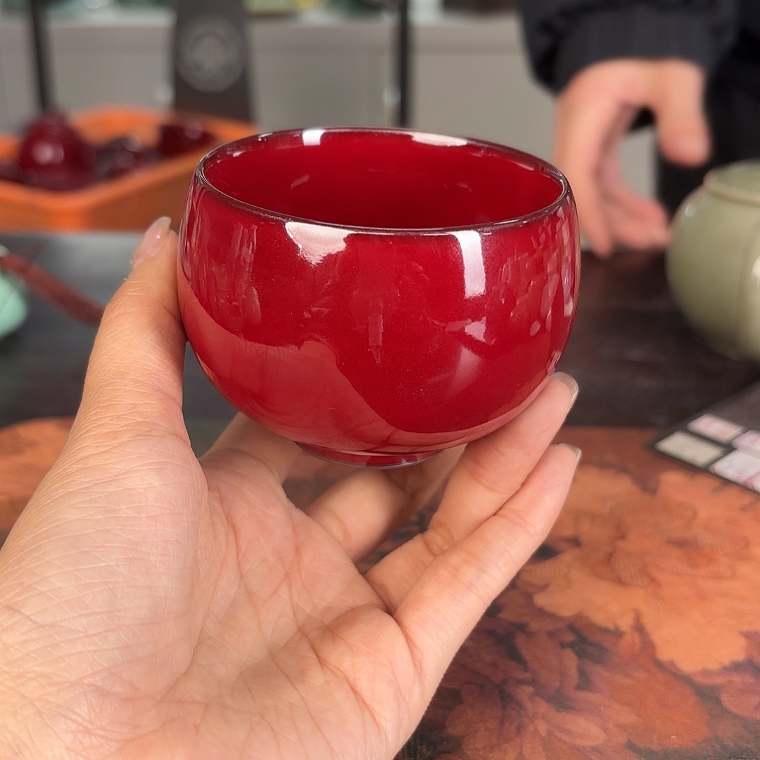 龙泉云间青瓷小米茶器