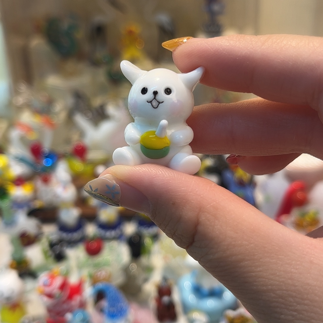 手工艺品琉璃线条小狗