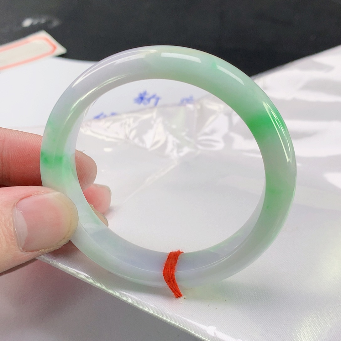 翡翠手镯未镶嵌121缅甸天然翡翠A货