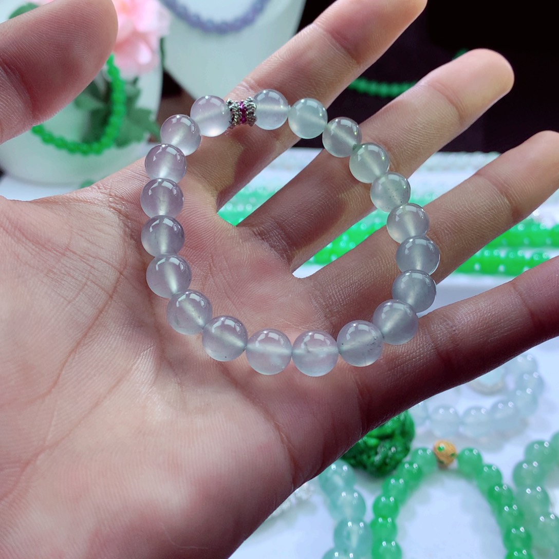 翡翠手链未镶嵌天然