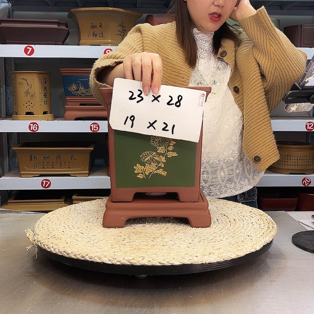 紫砂花盆紫砂花盆